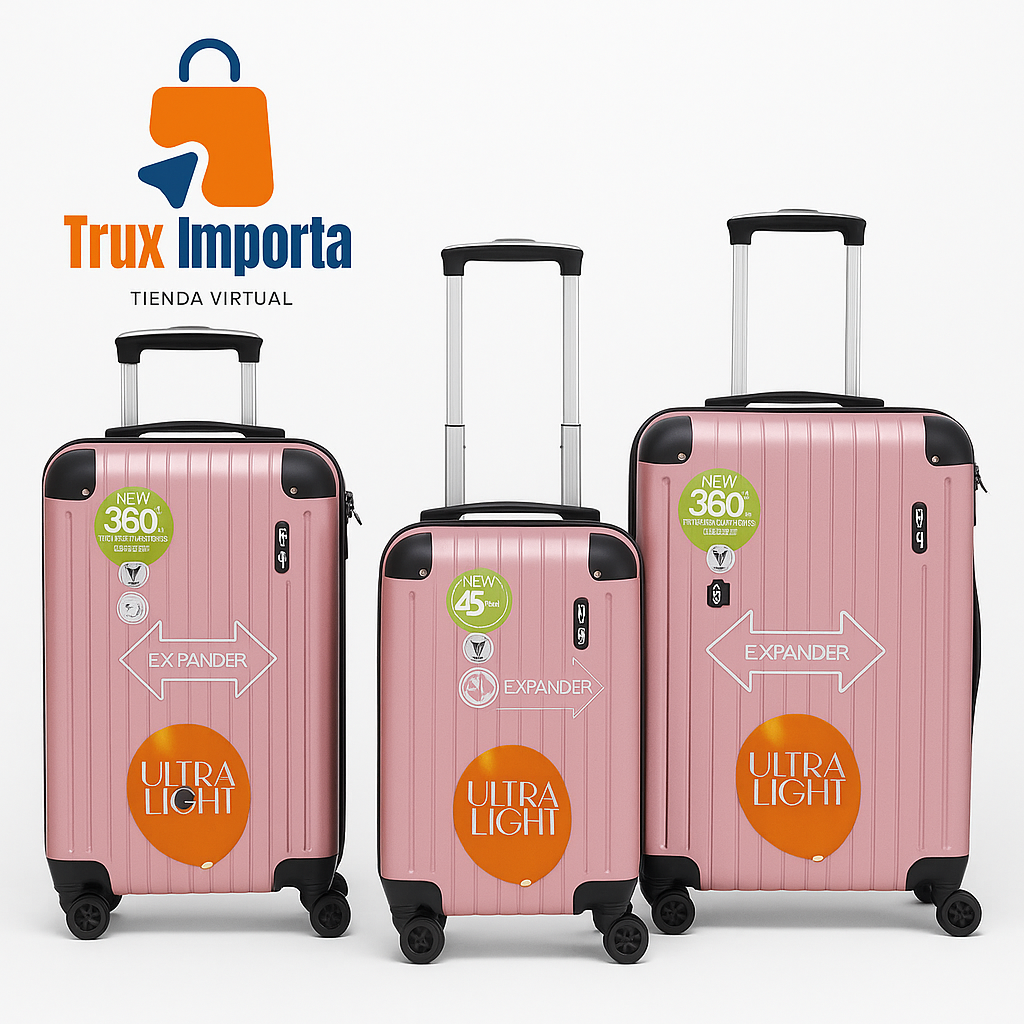 Set Maletas CROSS Rosa